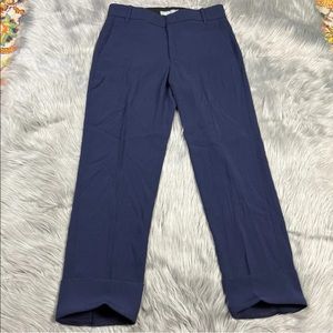 Vince Navy Cuffed Ankle Trousers Pants Size 4